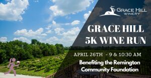 Grace Hill 5K Wine Run logo