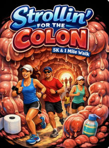 Strollin' For The Colon 5K & 1 Mile Walk logo