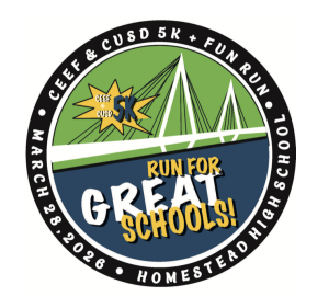 RUN FOR GREAT SCHOOLS 5K RUN + KIDS DASH logo