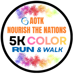 AOTK Nourish the Nations 5k Color Run/Walk logo