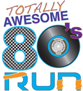 Totally Awesome 80's Run logo