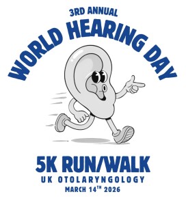 UK Otolaryngology World Hearing Day 5K logo