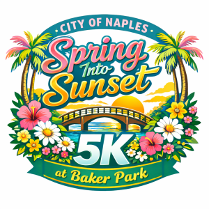 City of Naples Spring Into Sunset 5K logo
