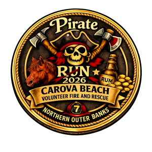 Carova Beach Volunteer Fire & Rescue: Pirate Run 2026 logo