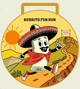 BURRITO FUN RUN - BAKERSFIELD logo