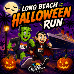 The Long Beach Halloween Run 5K. 10K. Half Marathon by Califlow Runs homepage