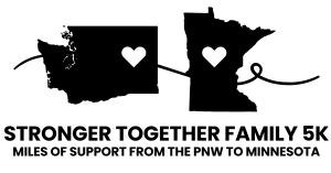 STRONGER TOGETHER FAMILY 5K logo