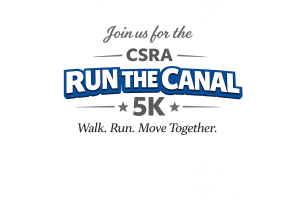CSRA Running Series - Run the Canal Virtual 5K logo