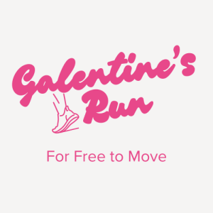 Galentine's Day Run for Free to Move logo