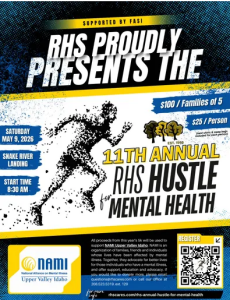 RHS Annual Hustle for Mental Health logo