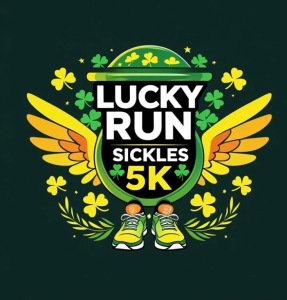 Sickles NHS “Lucky Run” 5k logo