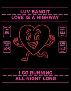LUV BANDIT * LOVE IS A HIGHWAY, I GO RUNNING ALL NIGHT LONG! home