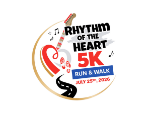 Rhythm of the Heart 5k Race & Walk logo