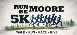 Run Moore, Be Moore 5k logo