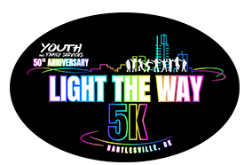 Light the Way 5K Glow Run logo