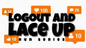 Logout and Lace up logo