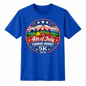 4th of July Farmers Market 5K logo