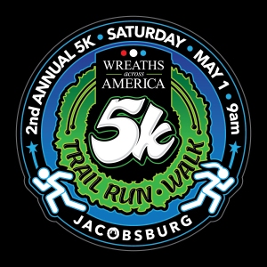 2nd Annual 5K Trail Run/Walk at Jacobsburg State Park -Benefits Wreaths Across America