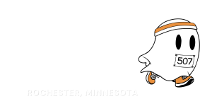 Haunted Halfsy 2026, presented by Olmsted Medical Center logo