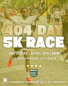 Run Atlanta 404 Day 5K logo