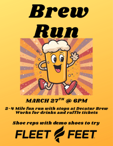 Fleet Feet Decatur Brew Run logo