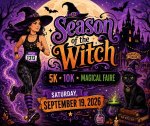 Season of the Witch 5K 10K by Califlow Runs logo