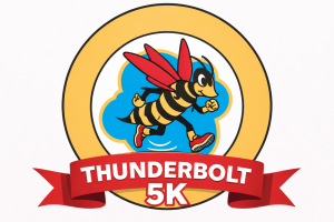 Thunderbolt 5k and 1Mile Walk logo