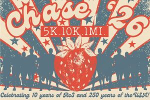 Strawberry Chase 5k, 10k, 1 Mile logo