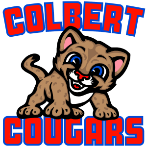 Colbert Elementary Cougar Challenge and Cougar Crawl logo