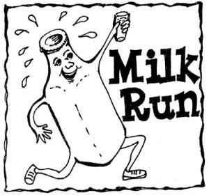 The Milk Run and Stroll logo