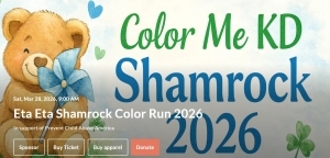 Color Me KD Shamrock Color Run 5K logo