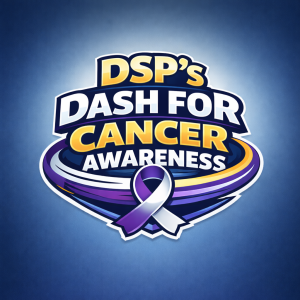 DSP's Dash for Cancer Awareness logo