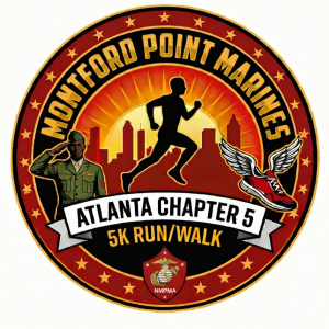 MONTFORD POINT MARINES 5K RACE logo