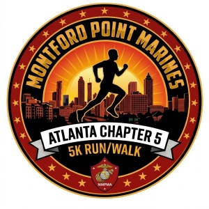 MONTFORD POINT MARINES 5K RACE logo