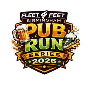 Fleet Feet Birmingham's March Pub Run @ Brocks Gap Brewing sponsored by Brooks logo