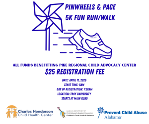 CHCHC Pinwheels & Pace 5K Fun Run/Walk logo