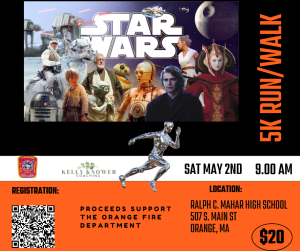 Orange Fire Department 5K logo