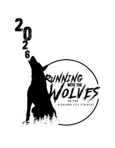 Running with the Wolves 5K/10K logo
