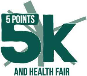 Five Points 5k logo
