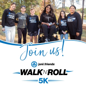 Joni & Friends Walk N Roll & 5K logo