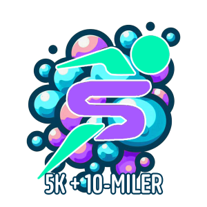 Skedaddle Bubble Run (1K, 5K, & 10-Miler) logo