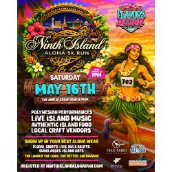 9th Island Aloha 5k logo