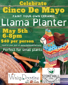 Sip & Paint: Llama Planter (6pm) homepage