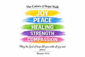 The Colors of Hope Walk logo