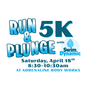 RUN AND PLUNGE 5k logo