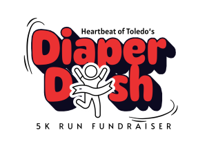 Heartbeat of Toledo's Diaper Dash logo