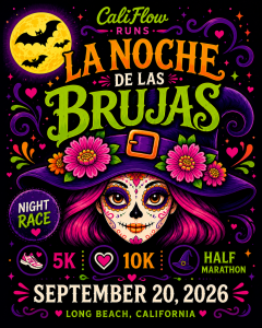 La Noche de las Brujas Run -SummerWeen Series 5K 10K Half by Califlow Runs logo
