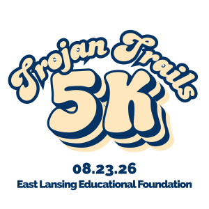 Trojan Trails 5k logo