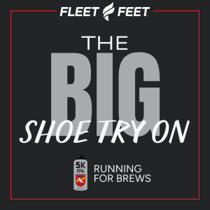 Fleet Feet's Big Shoe Try-On x RFB logo