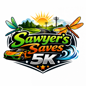 The Sawyer Saves 5K logo